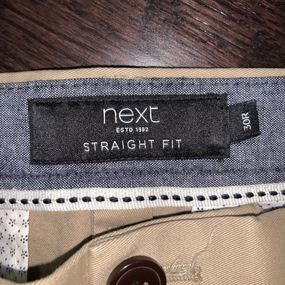 beige / white khaki pants - Picture 3 of 3